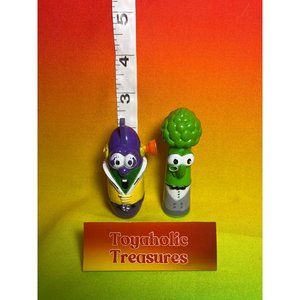 Veggie Tales Larry & Archibald Asparagus Larrycopter figures
